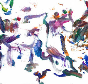 2011-01 Painting by Benecio, Blue & Gold Macaw