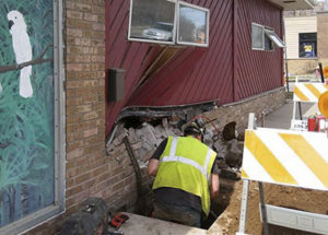 Damage to the MAARS Building